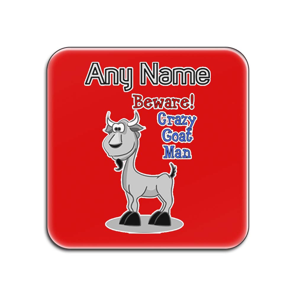 Dessous-de-verre Crazy Goat Man brillants pour vos apéritifs entre amis