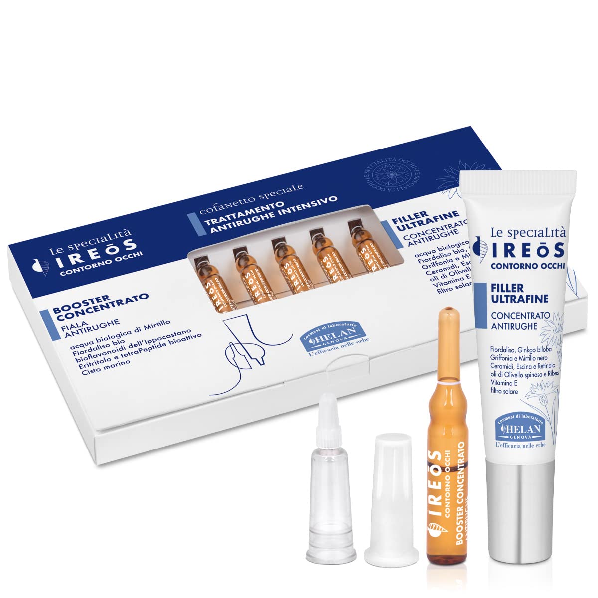 Helan IREOS, Skincare Set for Intensive Anti-Wrinkle Treatment with Eye Cream