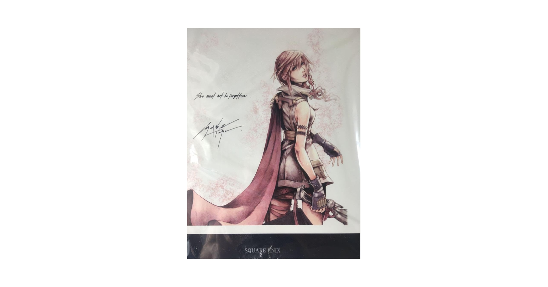アルティメット　イラストプレート　ff13 ライトニング　野村哲也 アルティメット イラストプレート ff13 ライトニング 野村哲也