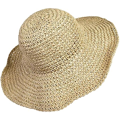 Women's Straw Beach Sun Hat Cover