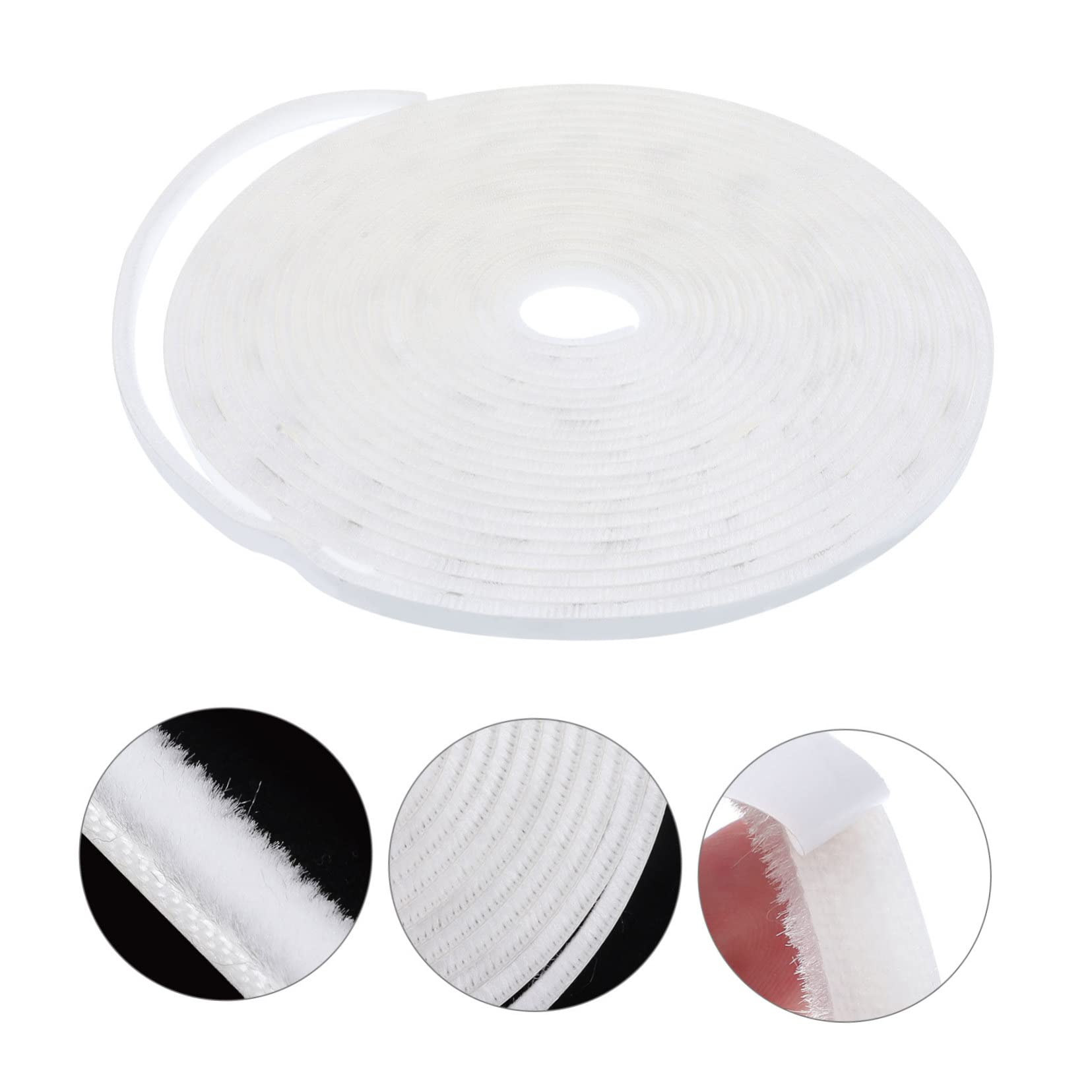 BESTonZON 5rollos Autoadhesiva De Sellado Para Puertas y Ventanas Aislante Acústico y Antiviento De Instalación Material y Flexible Cierre De Grietas y