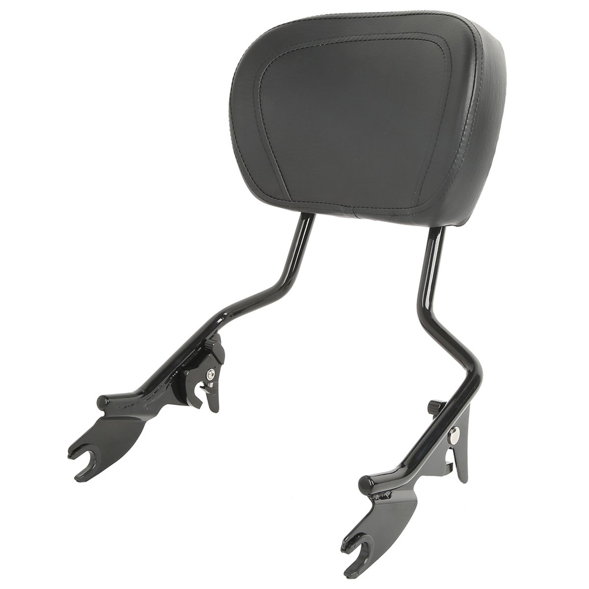 XMT-Motor Sissy Bar Amovible avec Coussinet de Dossier pour Harley Touring Road Glide FLTRX Electra Glide FLHT Road King FLHR Street Glide FLHX 2009 et ultérieurs