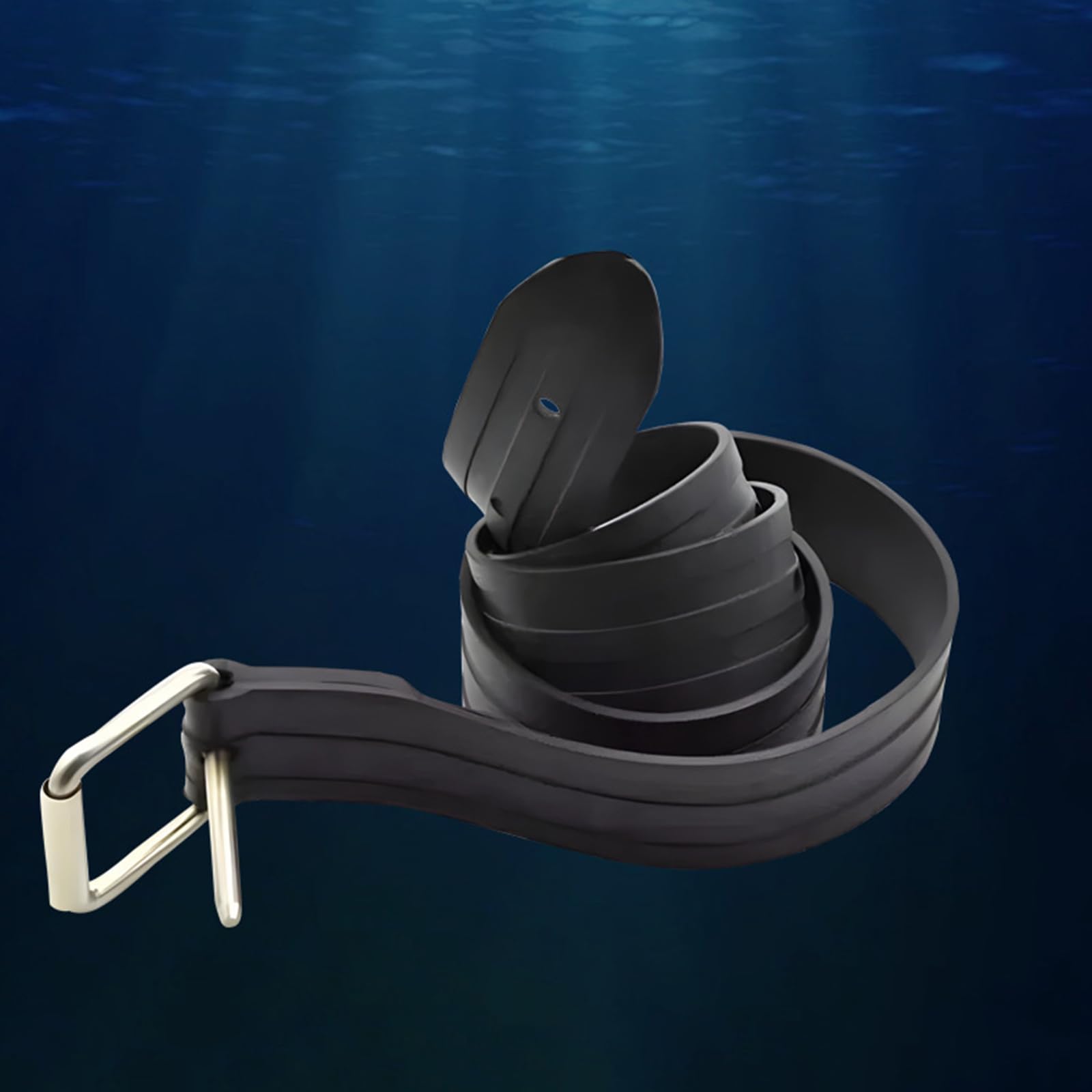 Cinturón de peso resistente ajustable para esnórquel, cintura de goma con hebilla de acero inoxidable, hebilla de goma para buceo para hombres y mujeres