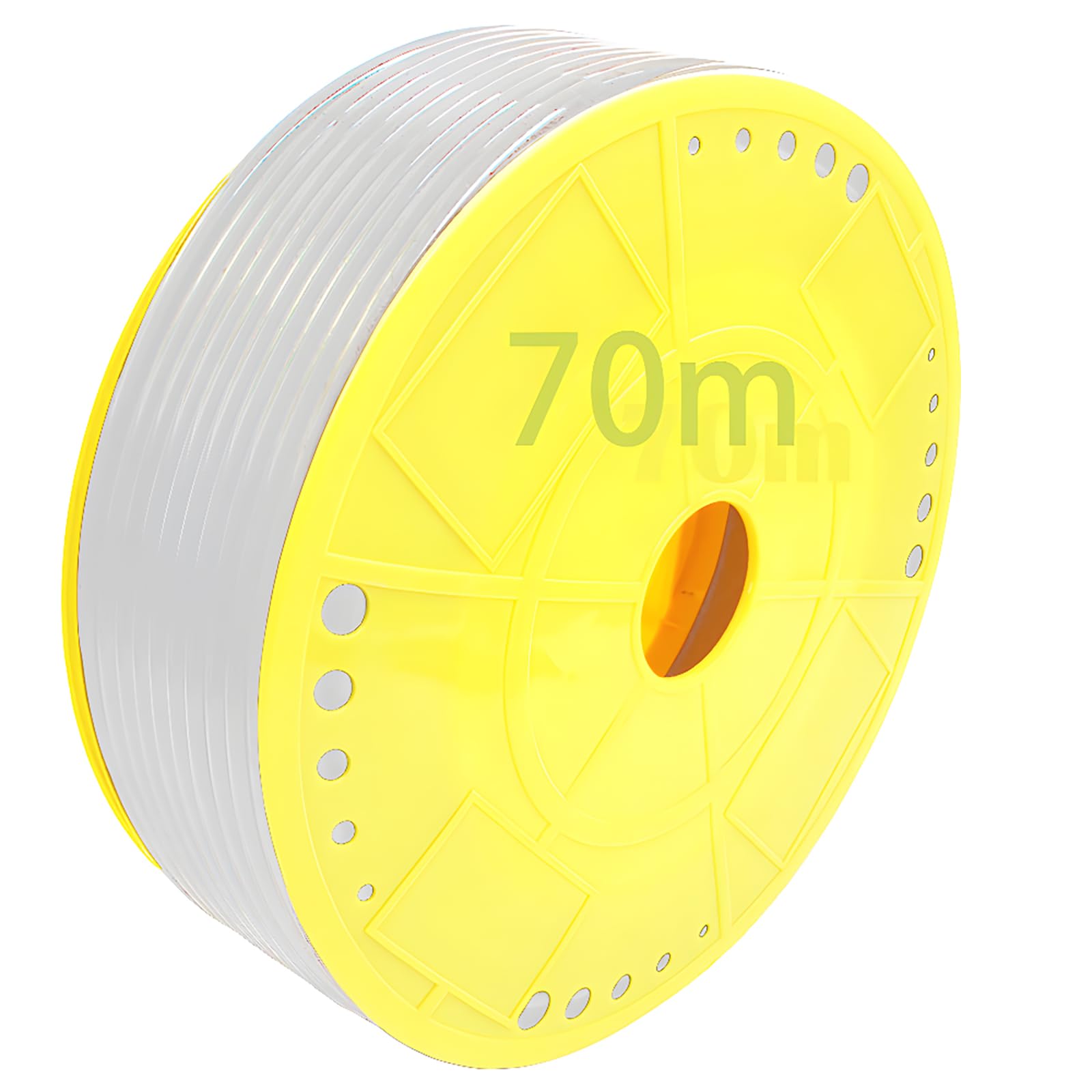 Arrosage goutte à goutte, Dujella Tuyau pneumatique OD 8 mm x ID 5 mm, (Laiteux, 70 m) Tuyau pneumatique flexible en polyéthylène (PE) Used in Mechanical Oil Transfer, Infusion Pipes, Frein
