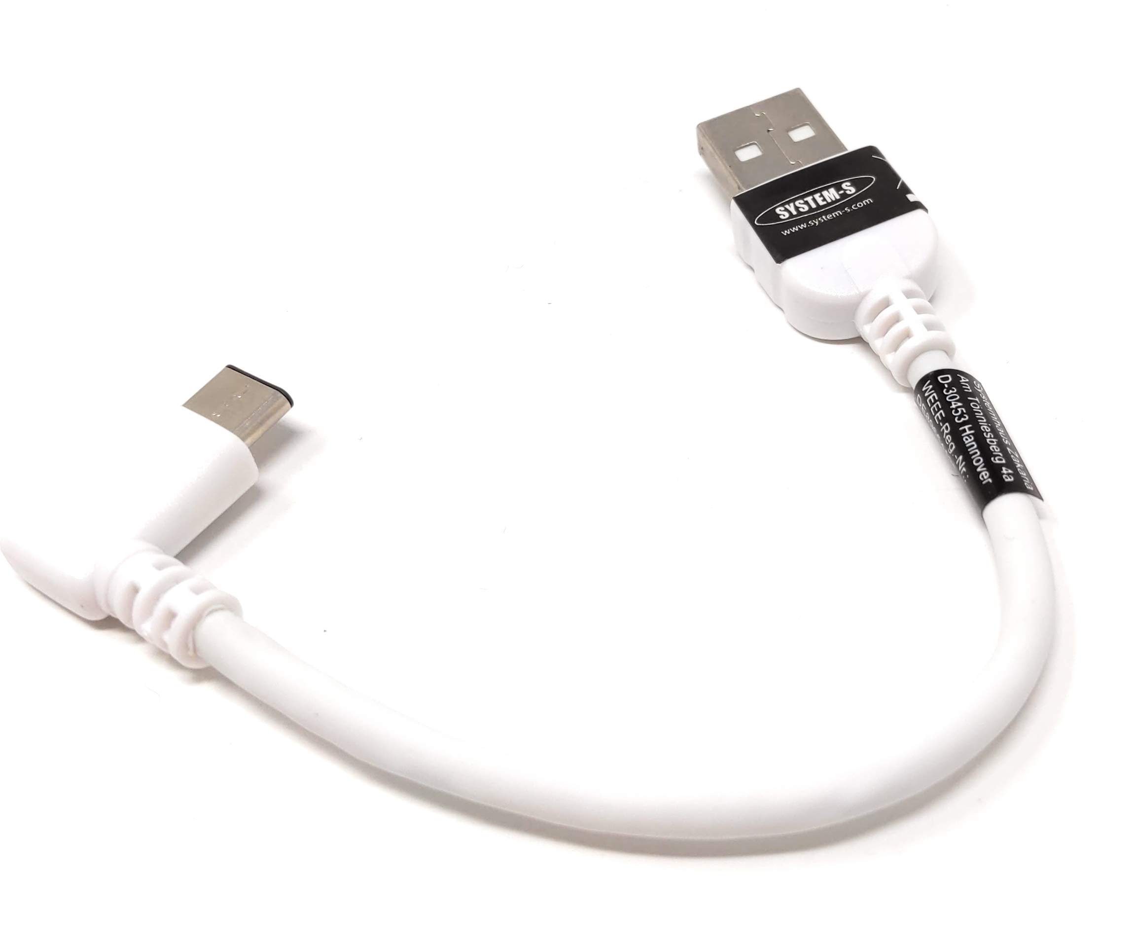 Sistema di S USB 3.1 Type C Maschio ad angolo 90 ° al cavo adattatore USB 2.0 tipo a maschio cavo dati cavo di ricarica 25 cm