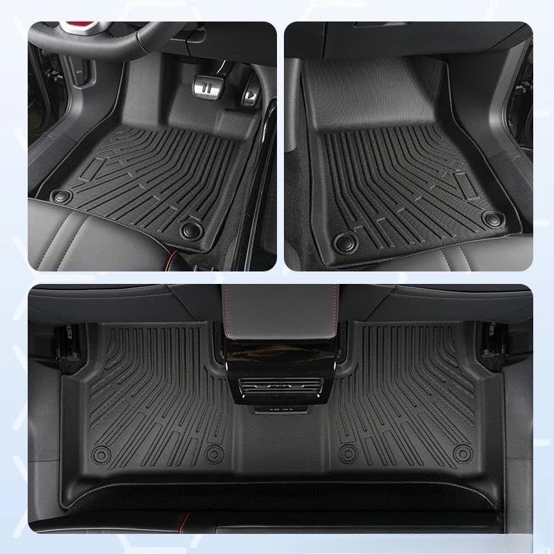 3W Tappetini per HYUNDAI TUCSON NX4 2021-2024, Tappetino Antiscivolo per Impermeabili a Copertura Completa Set Adatto a HYUNDAI TUCSON, Tappeti Auto in TPE(Non per Hybrid