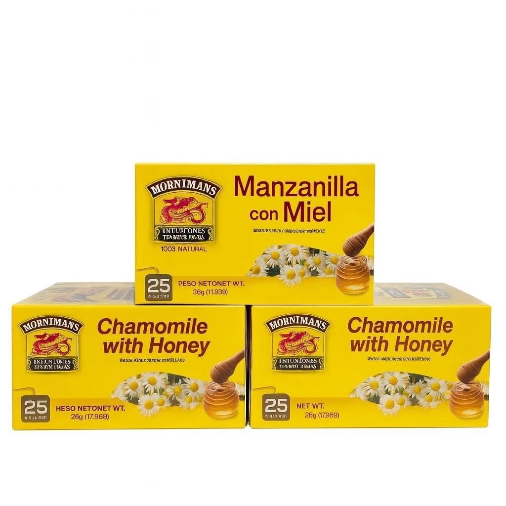 Hornimans Manzanilla Con Miel (Chamomile Tea) 50grs. 3-pack