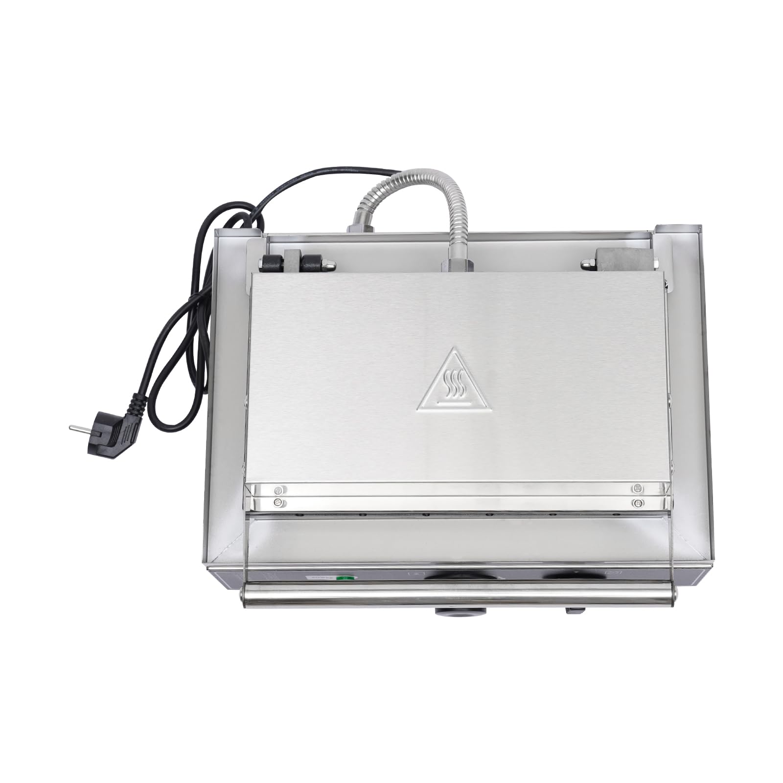 Máquina para gofres de 1500 W, acero inoxidable, gofrera, gofres profesionales, gofres en el mango, para maíz, gofrera, 50 – 300 ℃, control de temperatura