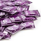 Condones extra grandes, transparentes y lubricados