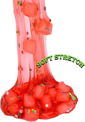 Miniatura 2 de 4 paquetes de kit de slime de cristal en forma de cubo de gelatina, pegamento crujiente prefabricado para niños, slime transparente brillante, suave