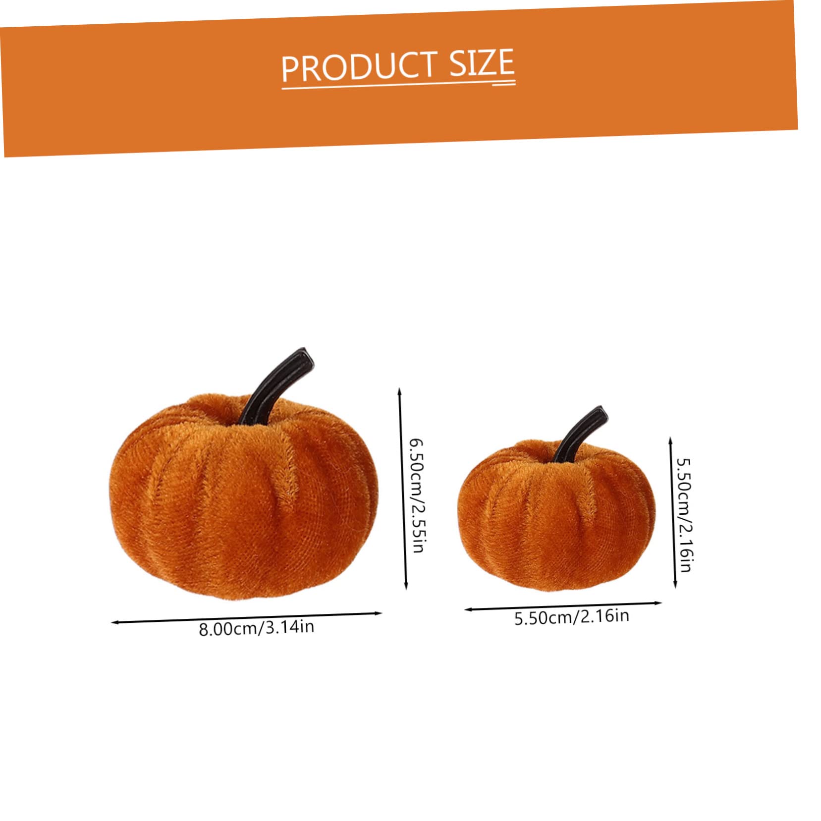 Zerodeko 2 Set Zucca Artificiale Zucche Artificiali Bianche Mini Zucche Artigianali Finto Ornamento Di Zucca Artificiale Autunno Falso Decorazioni Autunnali Al Coperto Flanella 15 Pezzi*2
