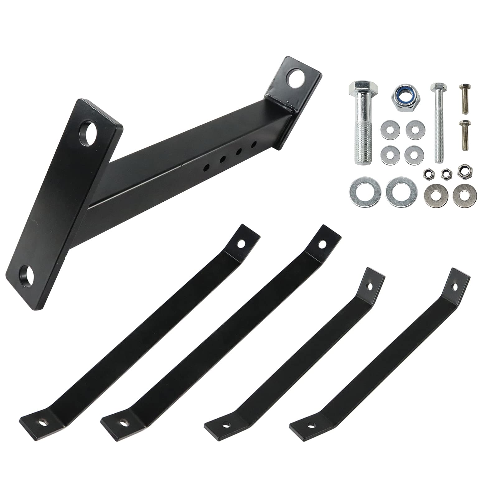 Attelage De Remorque Pour Tondeuse Autoportée - En Fer Massif, Accepte Boule Jusqu'à 1,9 Cm (3/4") - Compatible Tondeuses Standard, Installation Facile