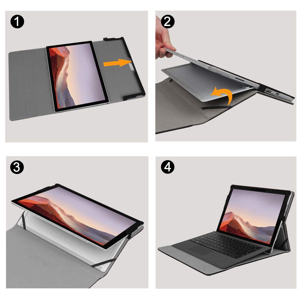 Amazon | Fintie Microsoft Surface Pro 7 Plus/Pro 7 / Pro 6 / Pro 5