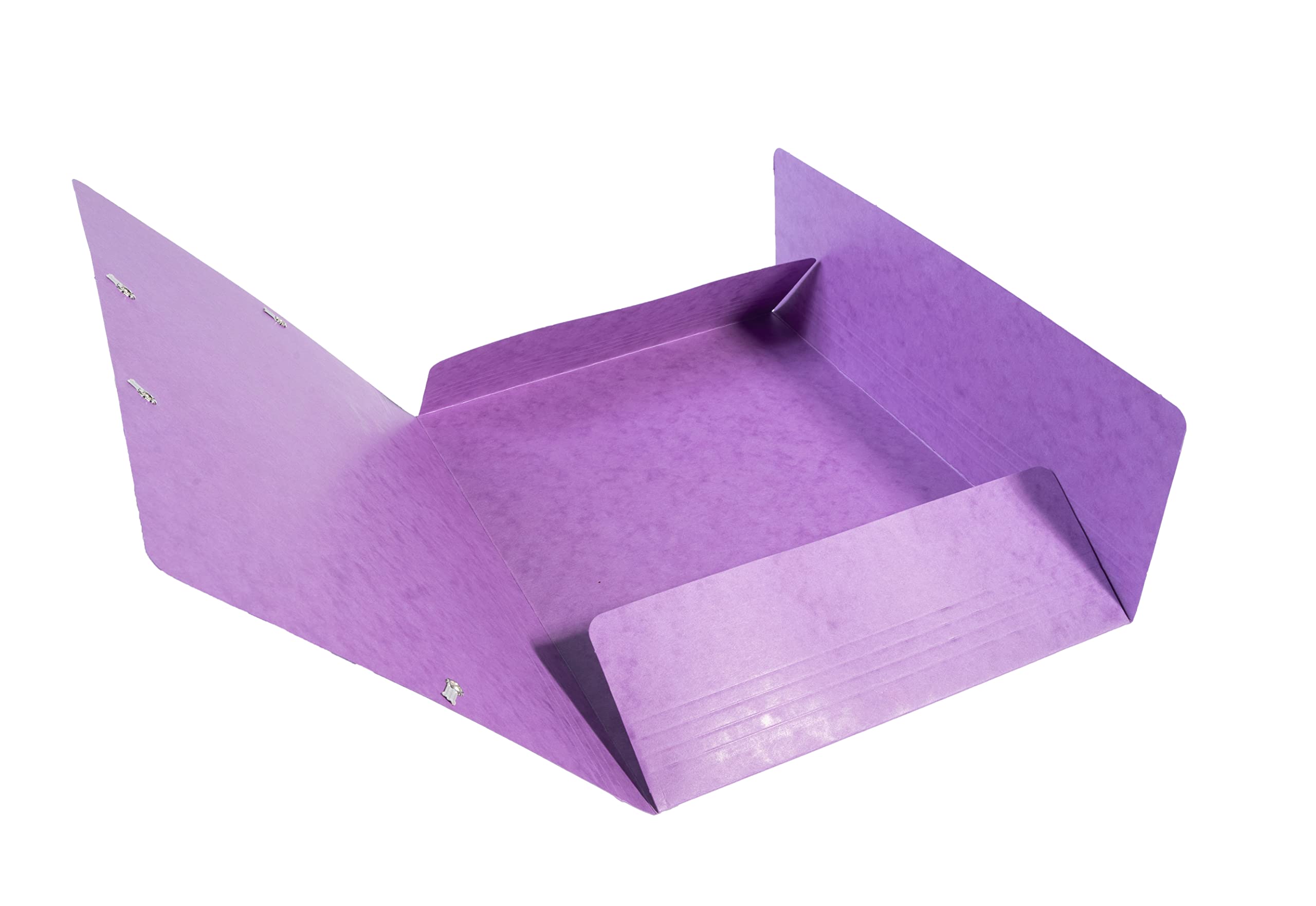 Exacompta - Réf. 17115H - Carton de 25 chemises à élastiques - pochettes 3 rabats Maxi capacity - en carte lustrée - dimensions 24 x 32 cm pour documents au format A4 - couleur violet