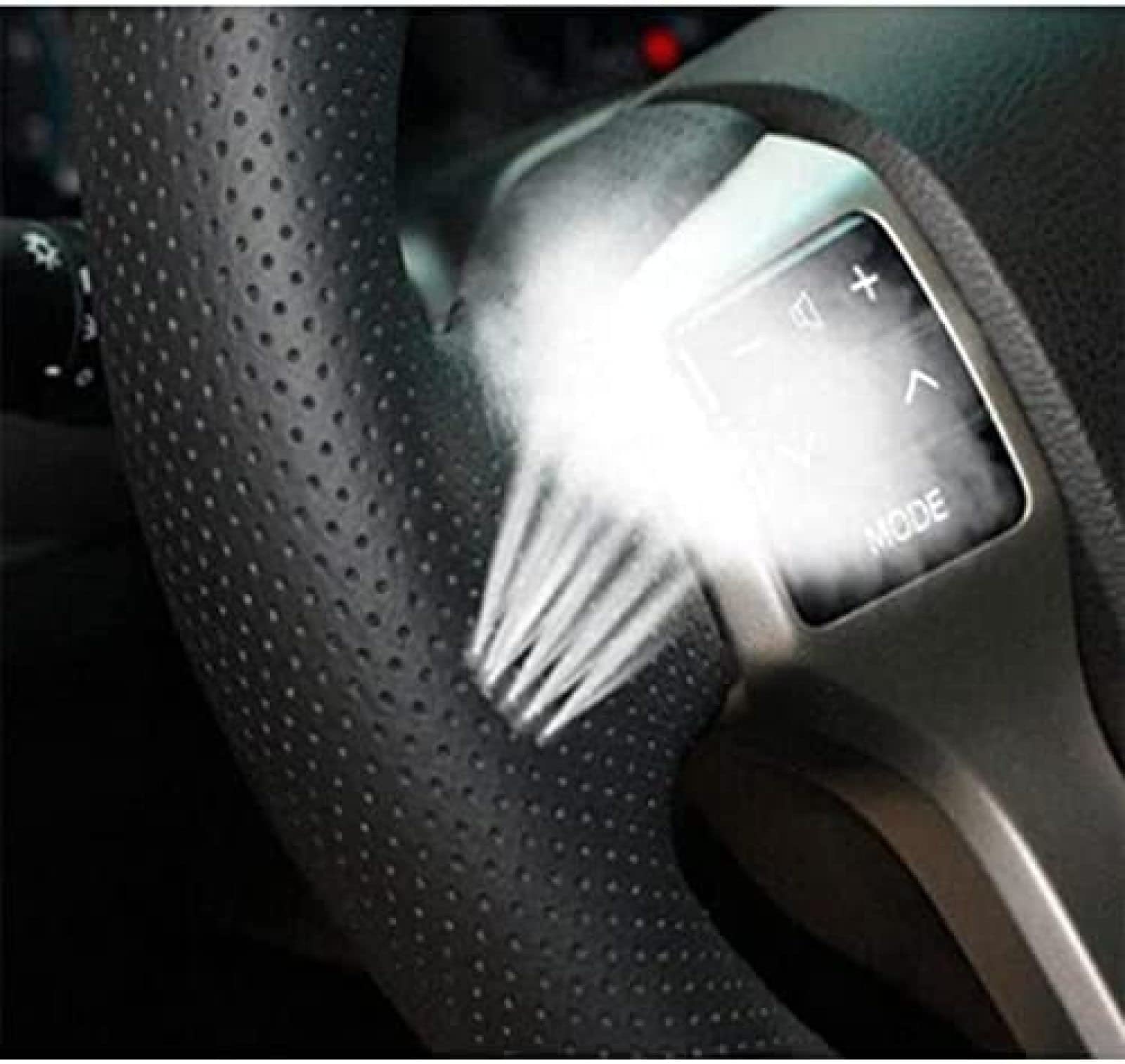 abrupt Pokrowiec na kierownicę samochodu do Toyota 86 2016–2019 Yaris 2016–2019, oddychający pokrowiec na kierownicę samochodową, odporny na zużycie, pokrowce na kierownicę akcesoria do wnętrza samochodu