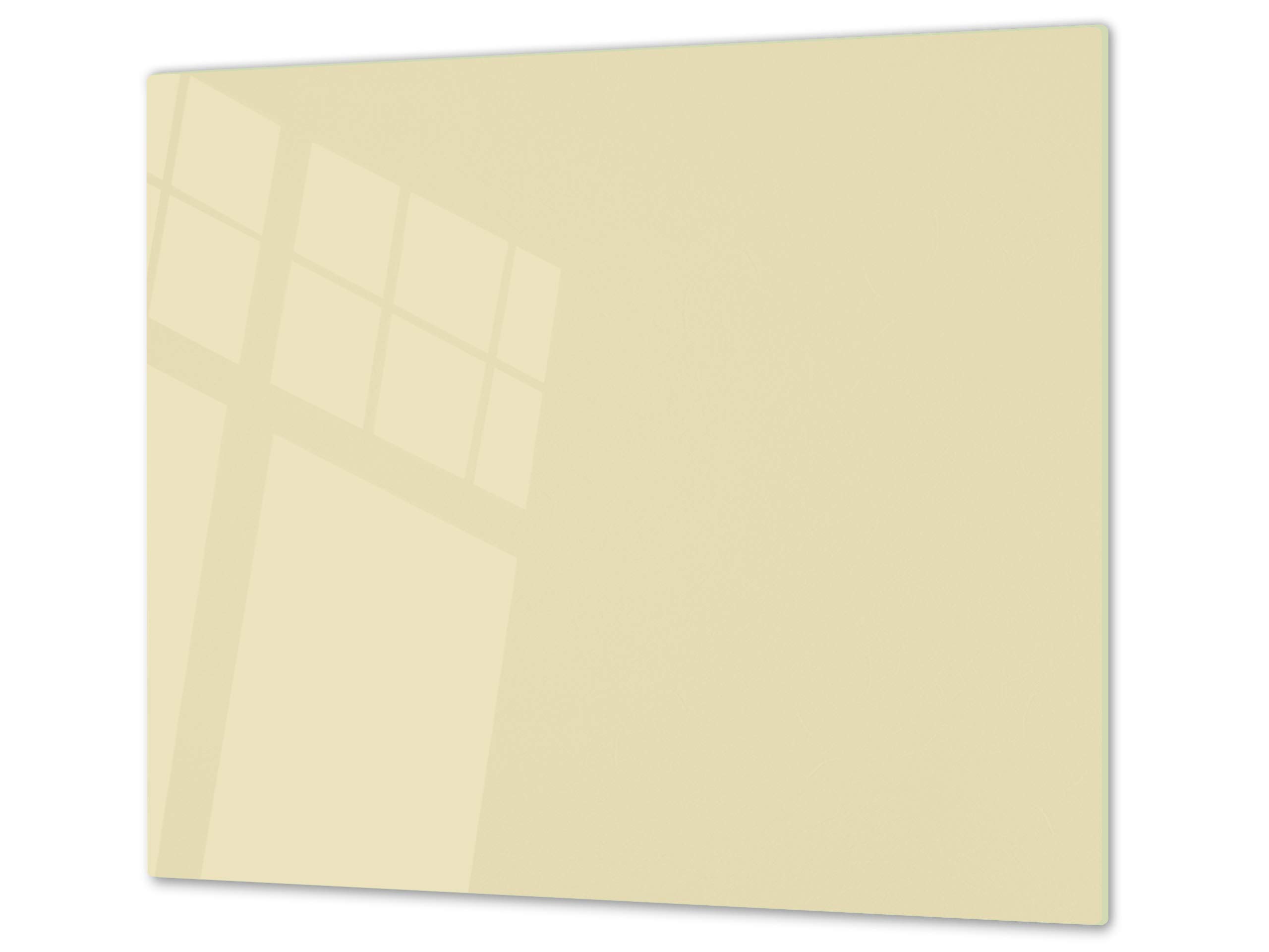 Cubre vitrocerámica y tabla de cortar de cristal templado – Superficie de vidrio templado resistente – UNA PIEZA (60 x 52 cm) o DOS PIEZAS (30 x 52 cm); D18 Serie de colores: C Amarillo Medio — view 19