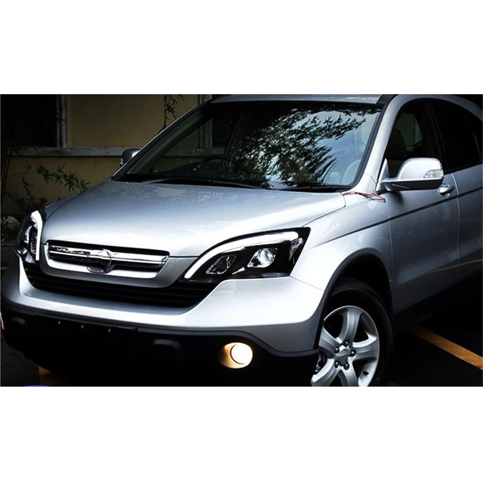 Faro Anteriore per Auto 2007-2011 Fari CRV DRL Indicatore di direzione Buon Fascio Angel Eye Lente proiettore Faro Anteriore Gruppo Faro Auto
