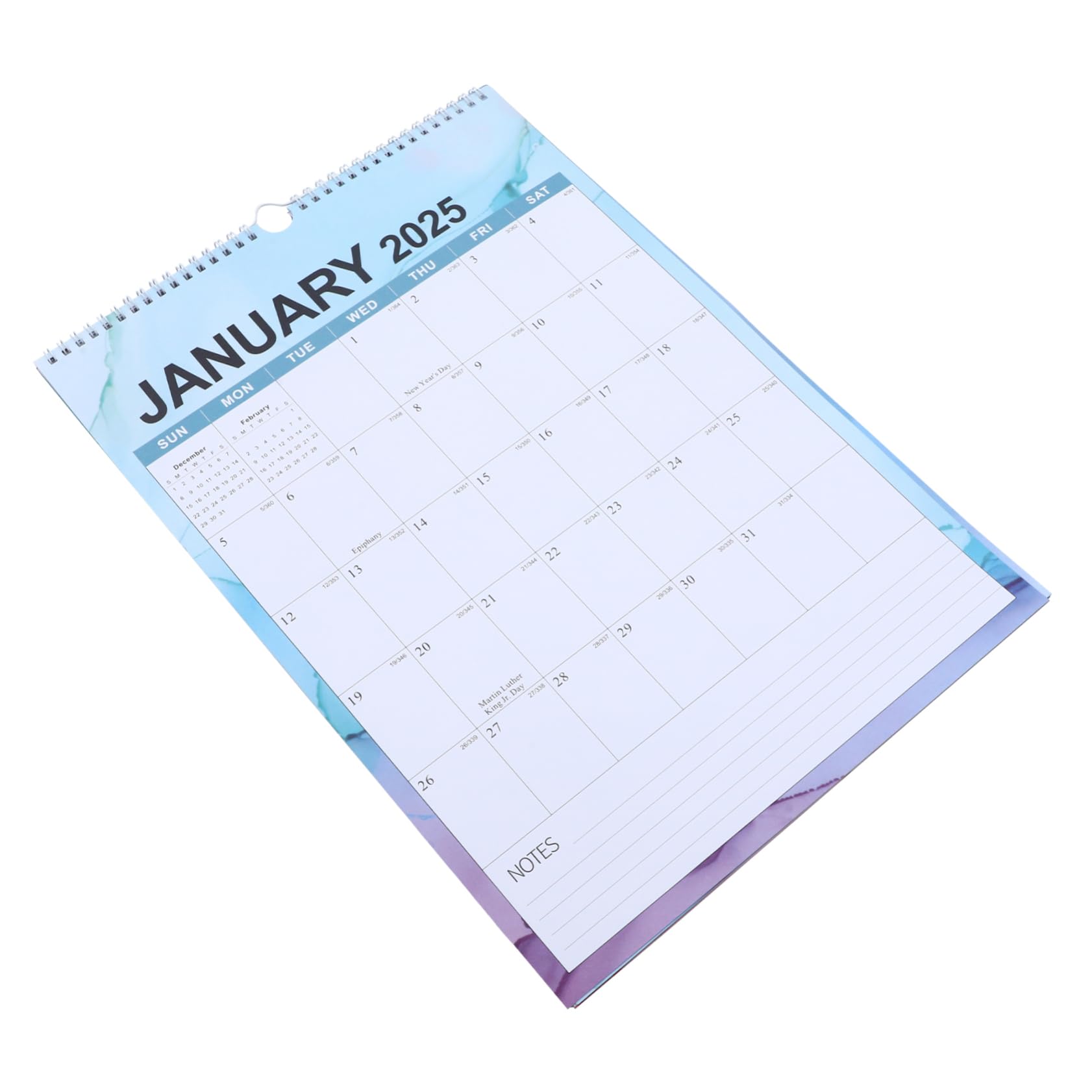 SEWACC 4 Piezas Calendario Colgante De Pared Moderno Calendars Papel
