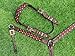 Premium Browband Horse Tack Set - Argentina Cow Leather Headstall & Breast Collar with Red Heart Design, Western Style, Durable Antique Nickel Hardware, Handcrafted Quality, Ideal for Show & Trail