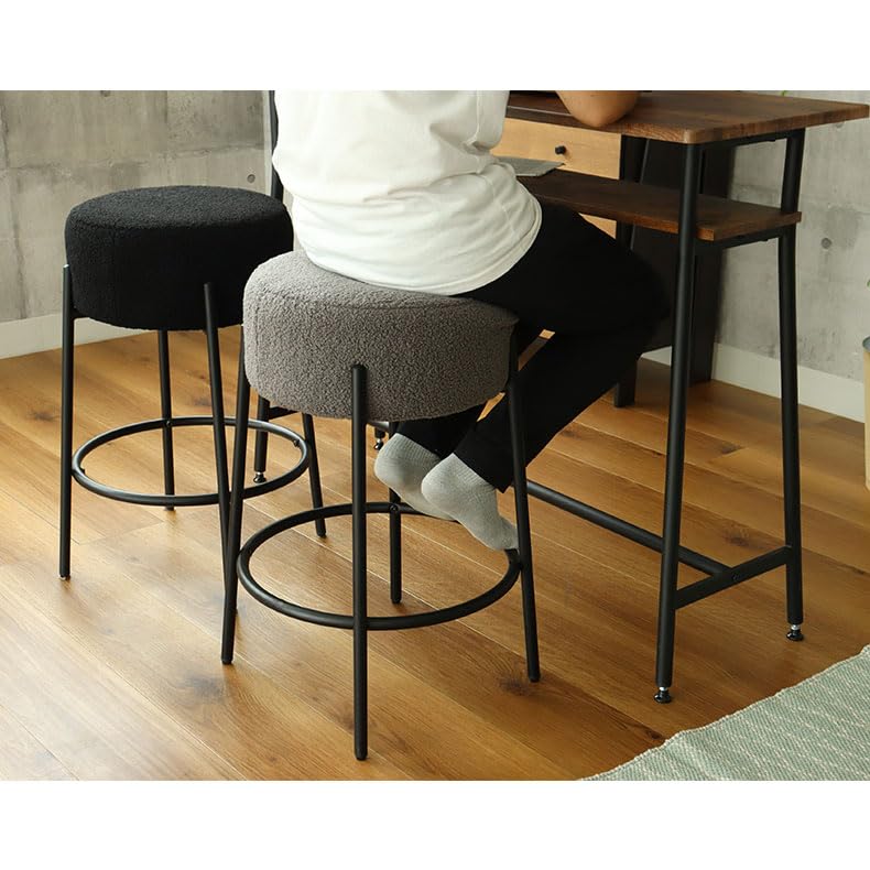 Amazon｜マナベインテリアハーツ 円形スツール 2脚セット シンク