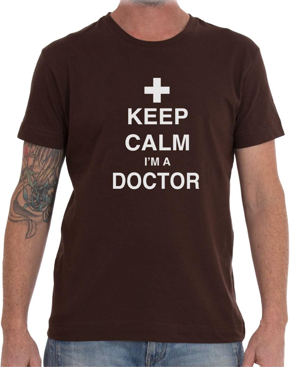 Rhino and Mugsy Keep Calm I’M A Doctor – Mens T Shirt from