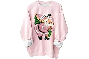 Pink Christmas Sweatshirts for Festive Mommies