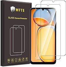 WFTE [2 Stück Schutzfolie für Xiaomi Redmi 13C/Poco C65 Panzerglas Glasfolie 9H Härte, Anti-Kratzen, Anti-Bläschen Displayschutzfolien Panzer Schutz Glas für Xiaomi Redmi 13 C/Poco C65