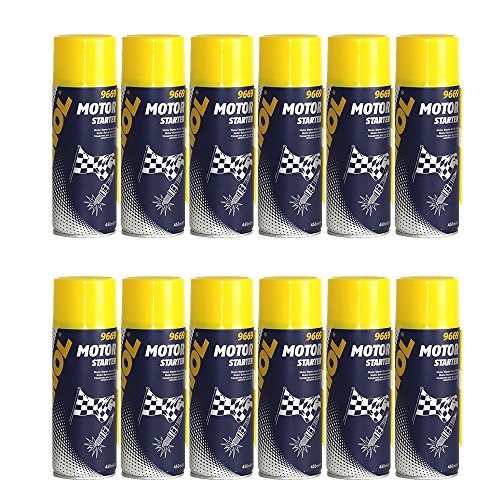 12 x 450 ml MANNOL 9669 Moteur Starter/aide au démarrage démarrage à froid