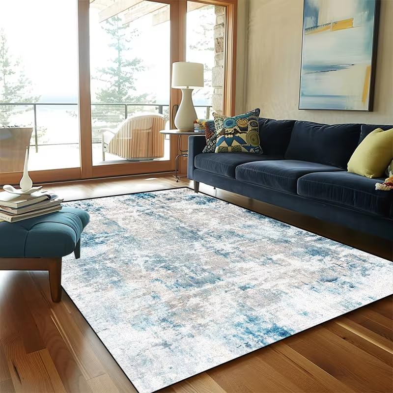 Tapis de salon abstrait pour sublimer votre espace table basse