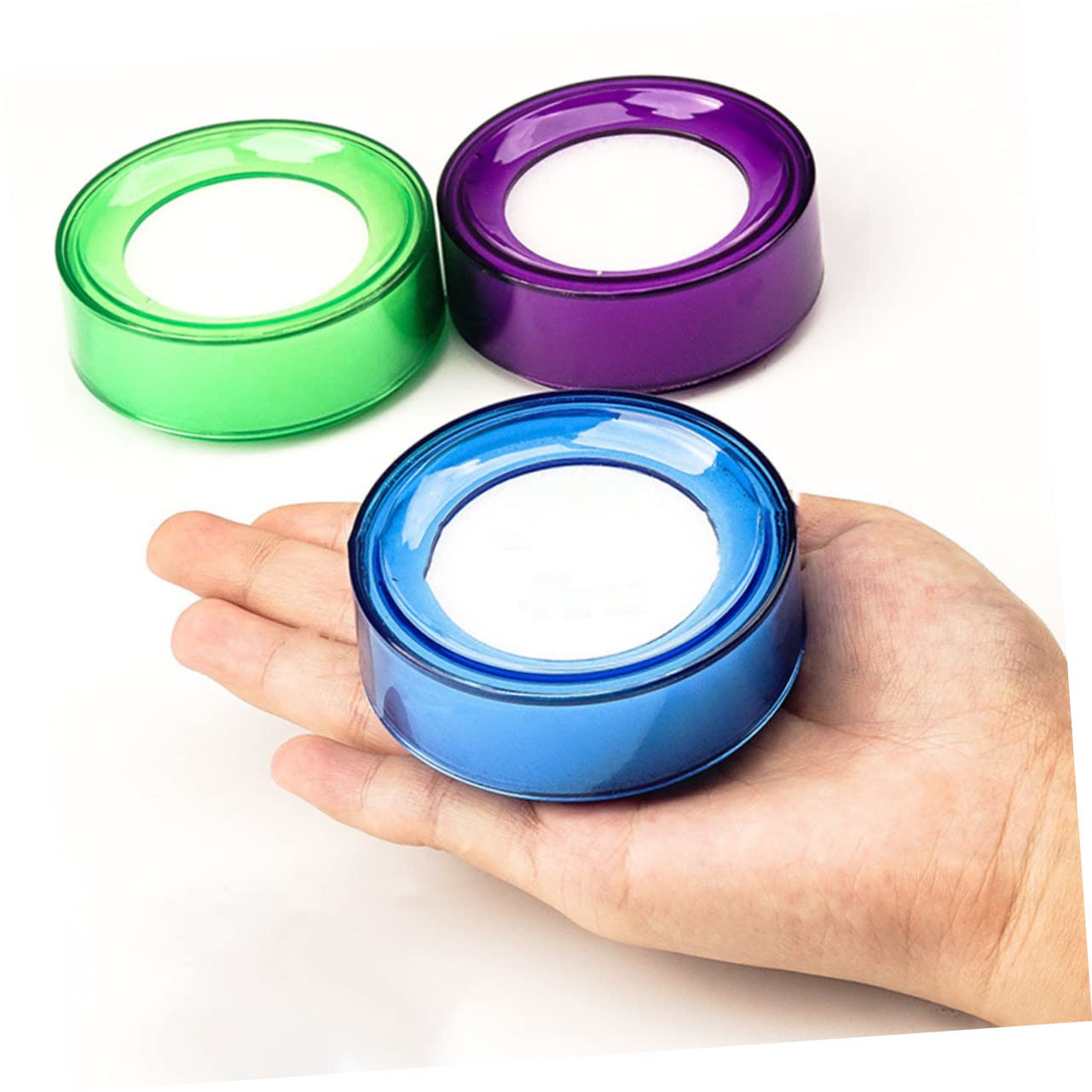 ARTIBETTER 5 Ensembles Boîte Lingettes Humides Pour Comptage Éponges Humides Pour Doigts Outil De Bureau Pour Trésoriers Et Employés De Banque Pratique Et 5 Pièces * 5