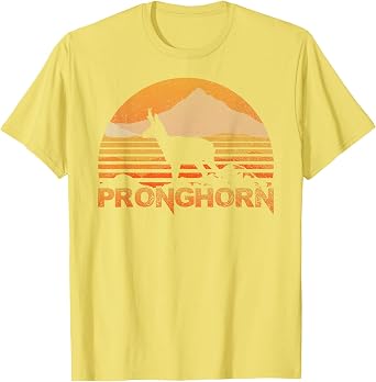 Pronghorn Funny Lover Vintage Retro T-Shirt