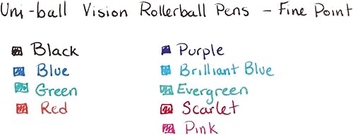 Miniatura 4 de Uni-ball 60384 Vision Roller Ball Stick Impermeable Bolígrafo Passion Pink Ink Fine Docena