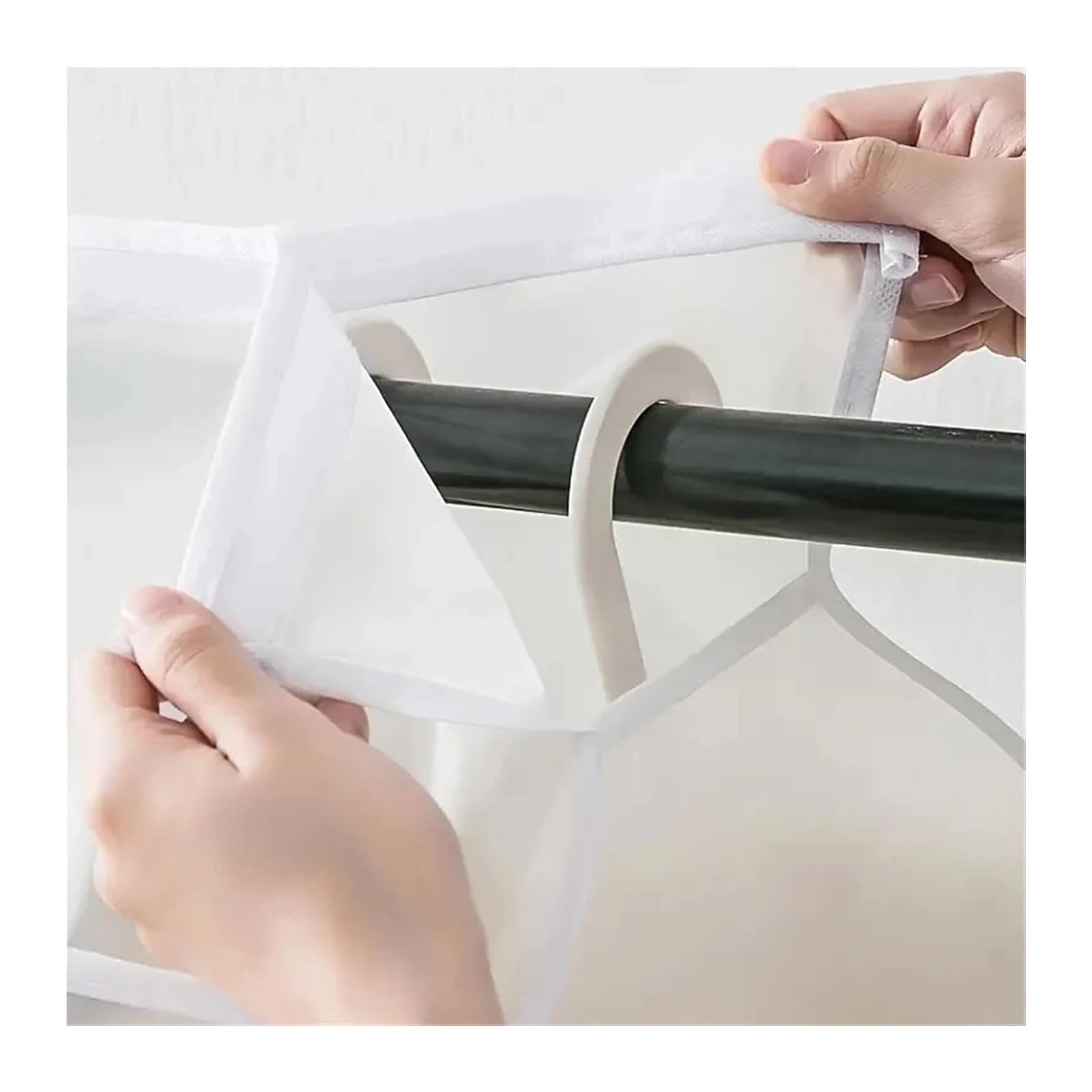 Copriabiti trasparenti da appendere, Copertura for appendiabiti trasparente, varie misure e confezioni(3pcs,60X50X110CM)