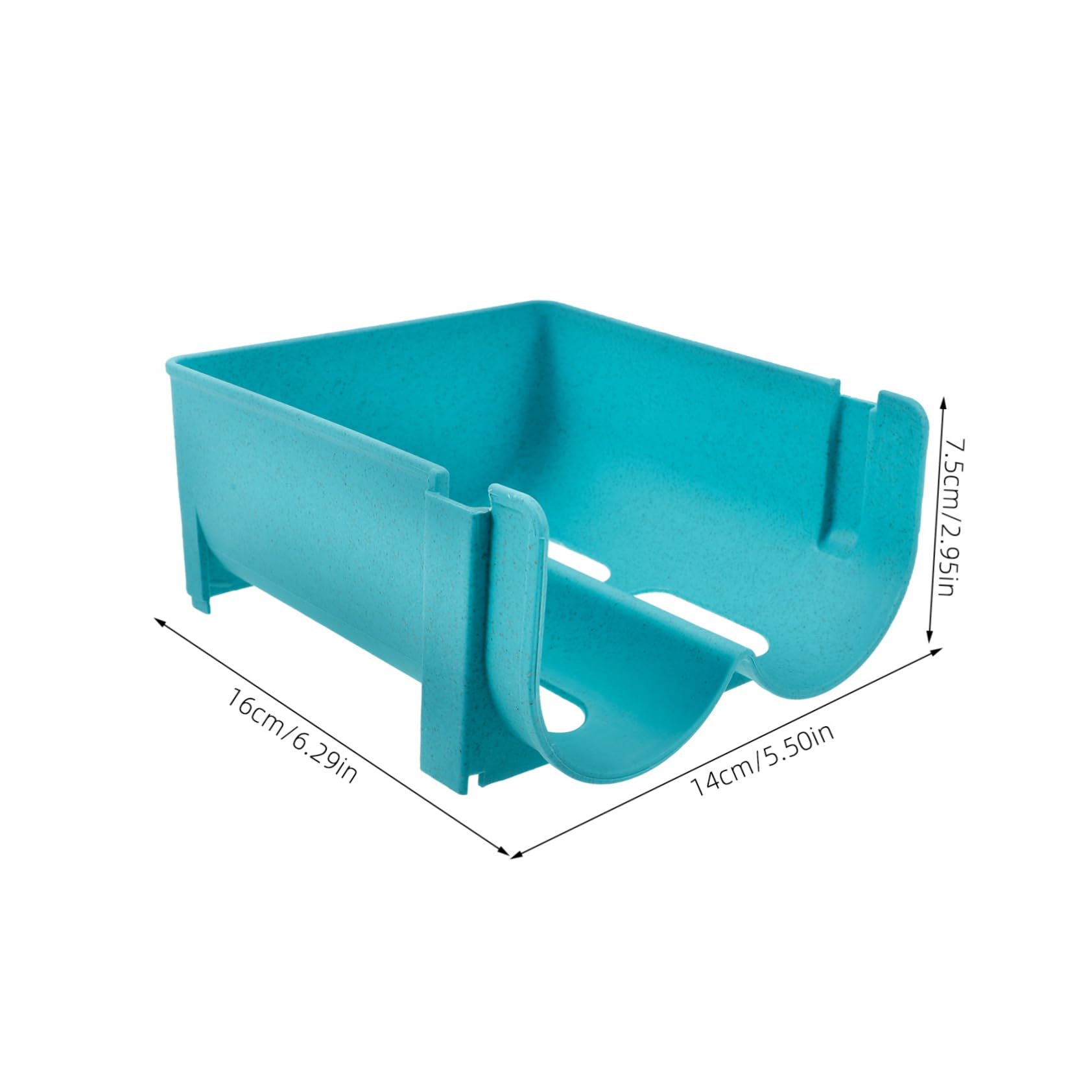 SOLUSTRE Fridge Beer Holder Soda Can Organizer Portable Bottle Storage Rack Stackable Beverage Dispenser for Home Kitchen Office Bar Blue