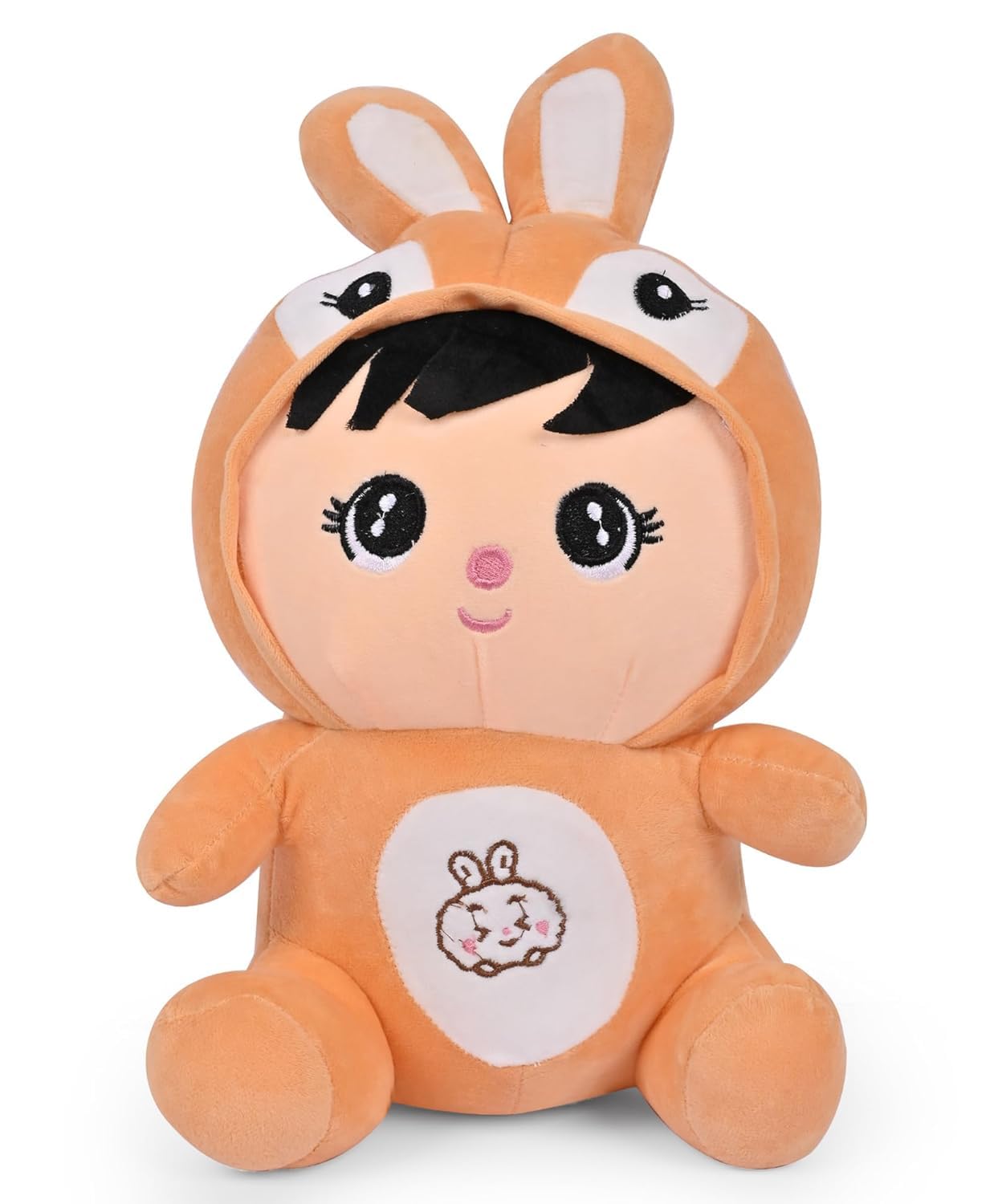 Swarah Super Soft Plush Toy – Ultra-Cuddly Stuffed Animal for Kids & Adults for Birthdays, Baby Showers, Christmas, or Valentine's Day (Brown Bunny 30cm)