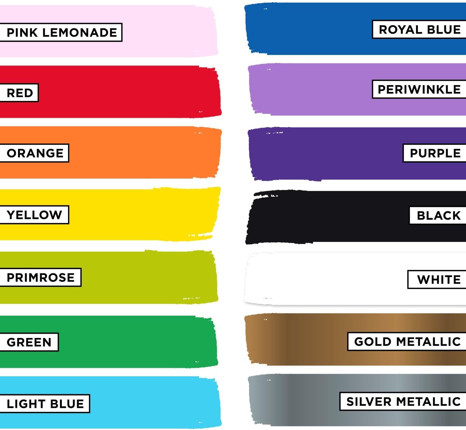Tulip Brush-on Fabric Paints, 14 Colors 2 fl oz each, Permanent, Flexible, Rainbow