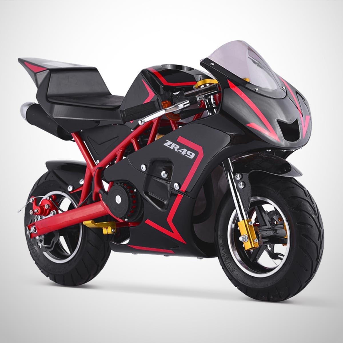 Pocket Course ZRX 49 / Mini Moto Enfant 50cc / Édition 2021 / Rouge