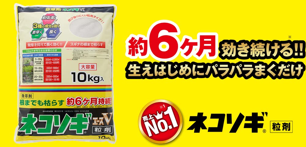 Amazon.co.jp: レインボー薬品 ネコソギエースV粒剤 10kg ×2袋 : DIY