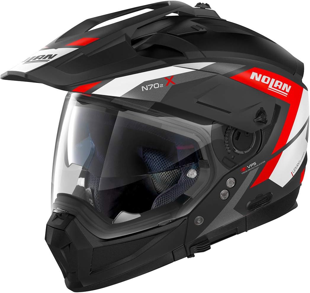 NOLAN N70-2 X GRANDES ALPES FLAT BLACK XS : Amazon.it: Auto e Moto