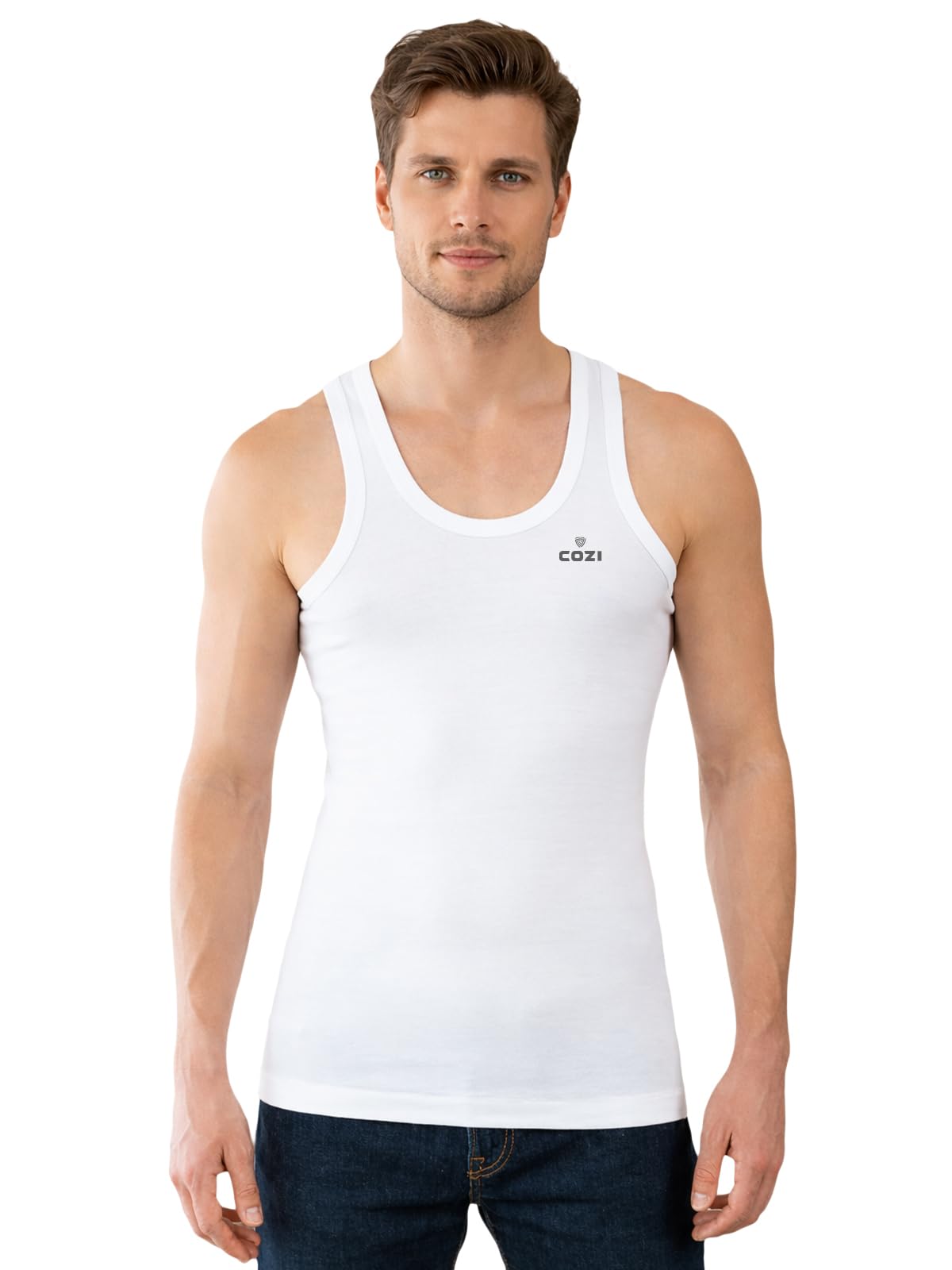 Men's Solid Vest (Pack of 1)-image-20