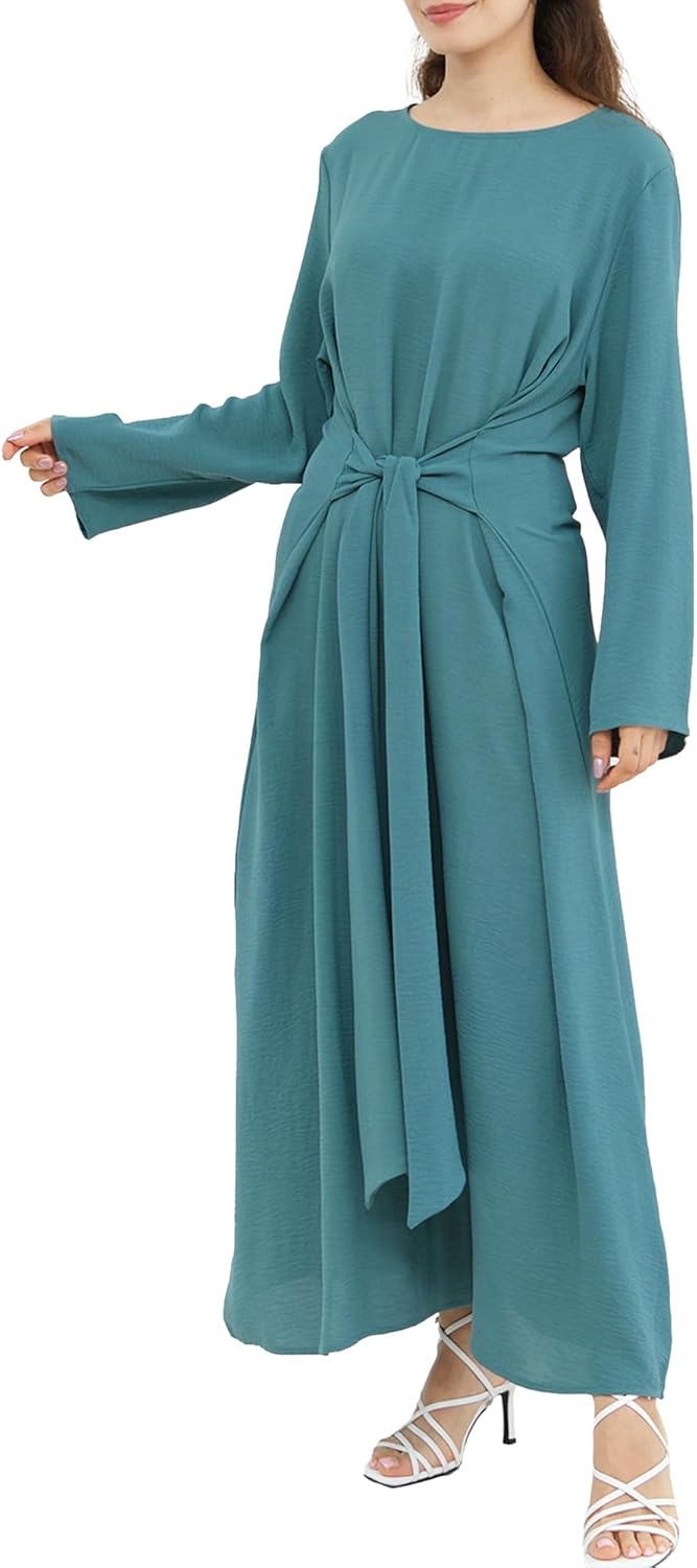 Abaya Dress for Muslim Eid Prayer Jilbab Dubai Women Maxi Kaftan Islamic Salah Dress Soft Muslim Women Clothes - Image 2