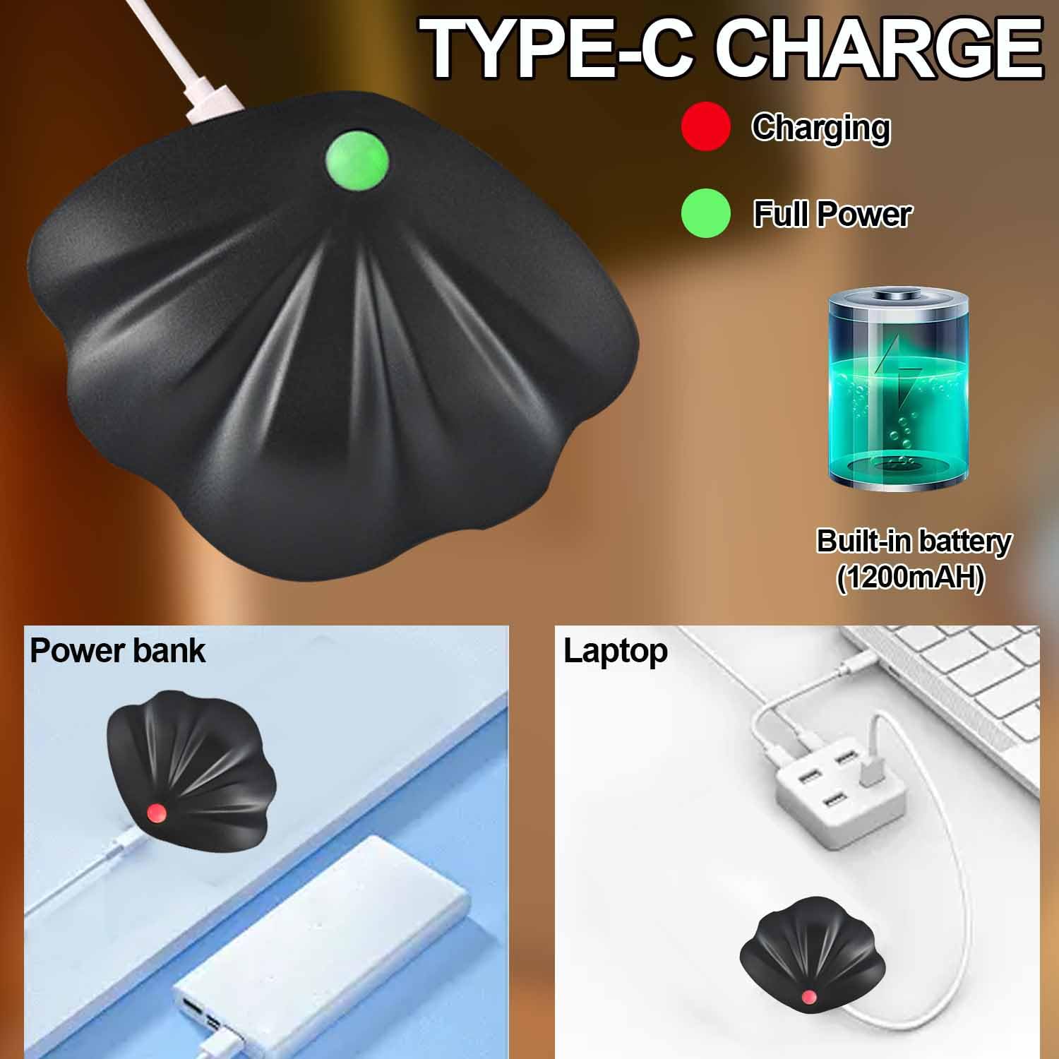 Sensor Night Light Luce notturna a conchiglia Luce notturna ricaricabile da parete USB Luce notturna dimmerabile con sensore di movimento per scale, camera da letto (white, 4)