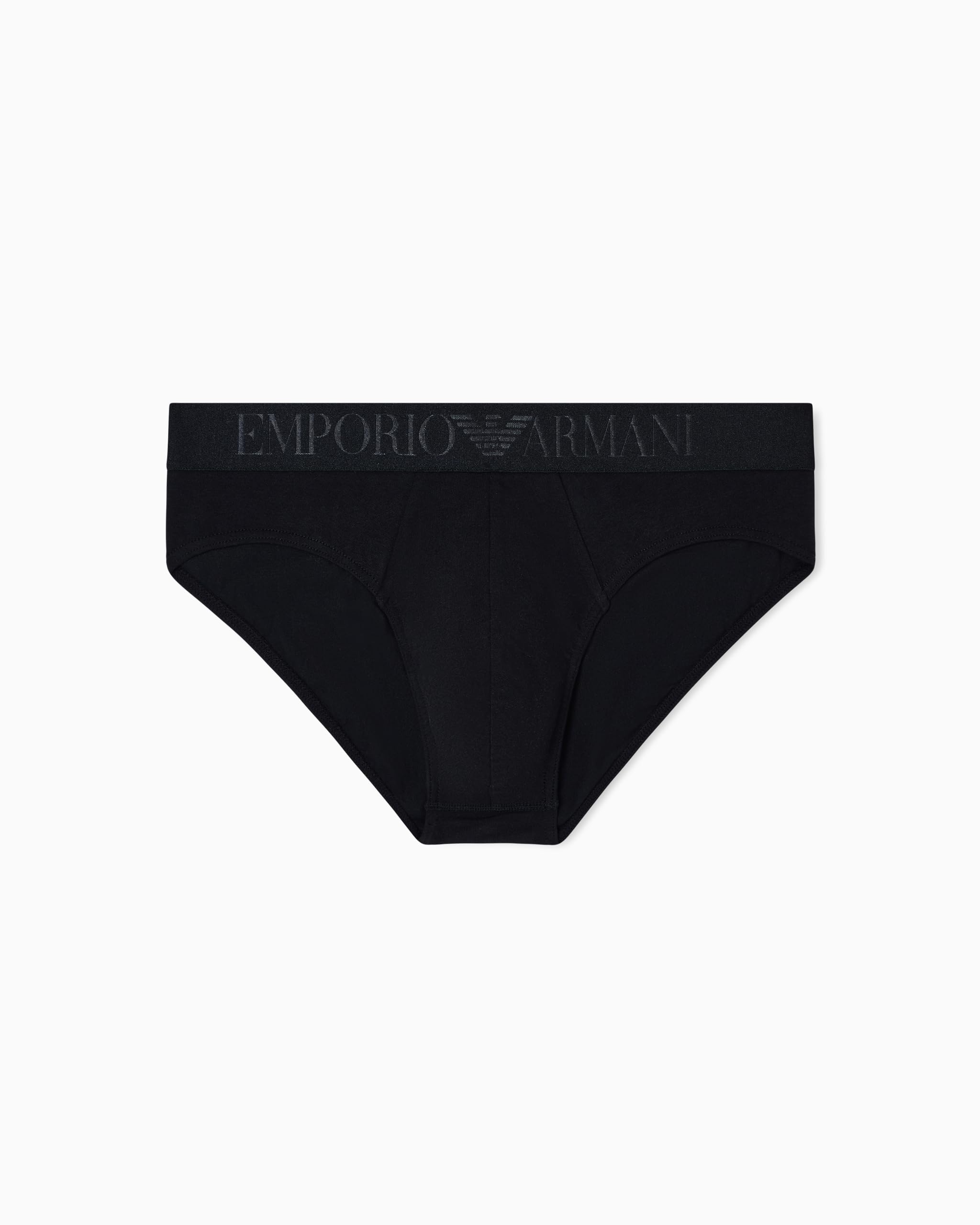 Man's Basic Elastic Brief Black S