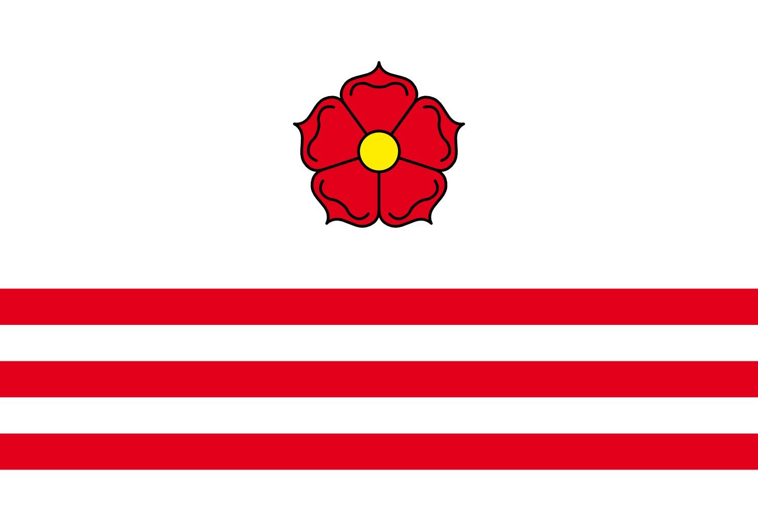 Drapeau Vetrni-vlajka grand modèle aux couleurs de Vetrni République Tchèque