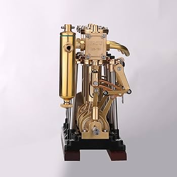 模型　大きなエンジン Amazon.co.jp: 3気筒スチームエンジンモデル、カシオLS3-13S垂直