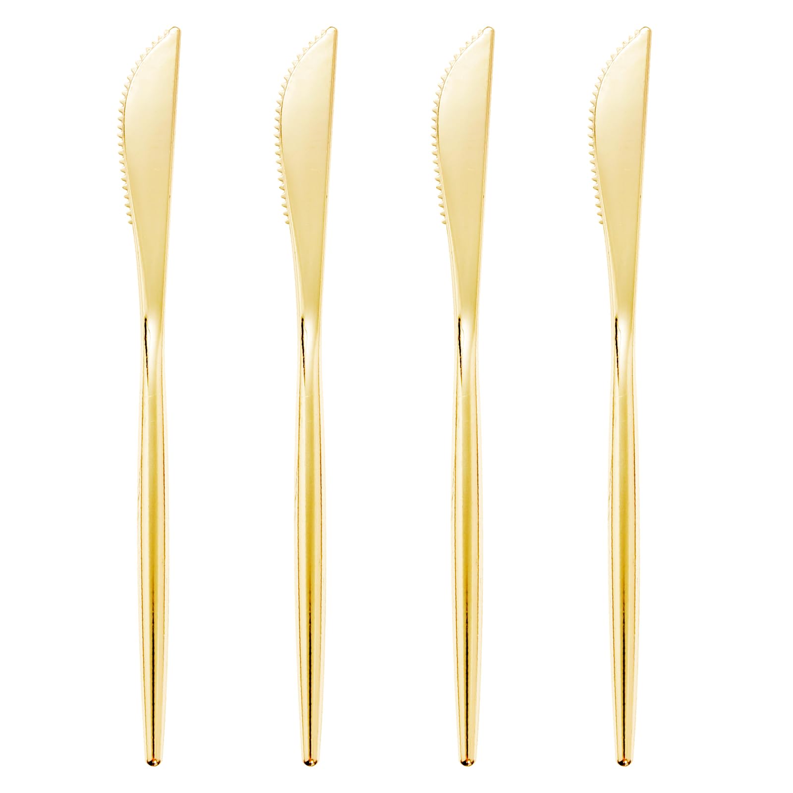 Photo 1 of I00000 Gold Plastic Knives, 90 Pcs