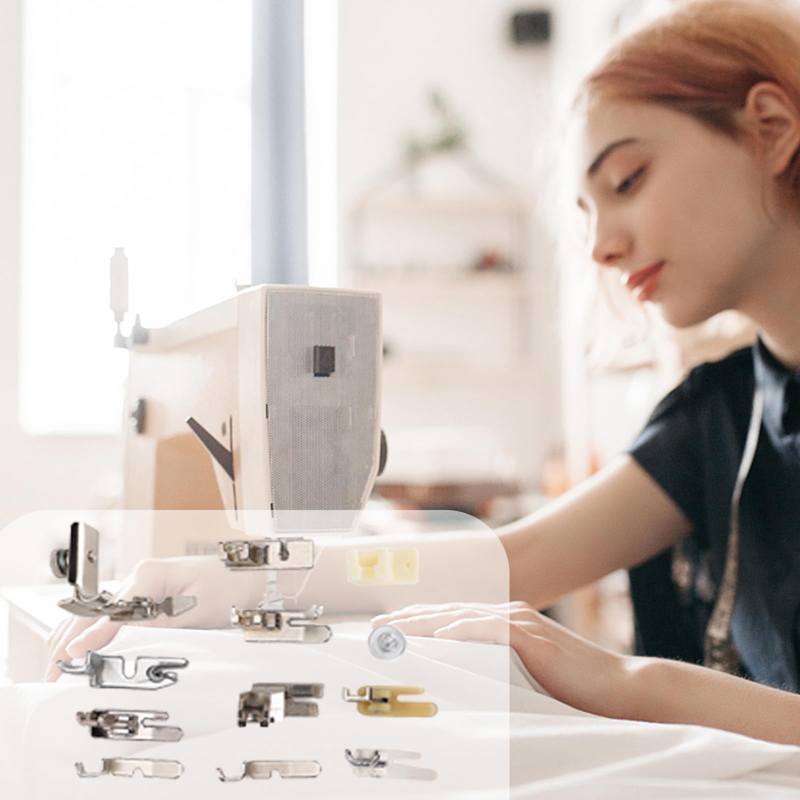 Snapklik.com : Presser Feet,Professional Sewing Machine Presser Foot