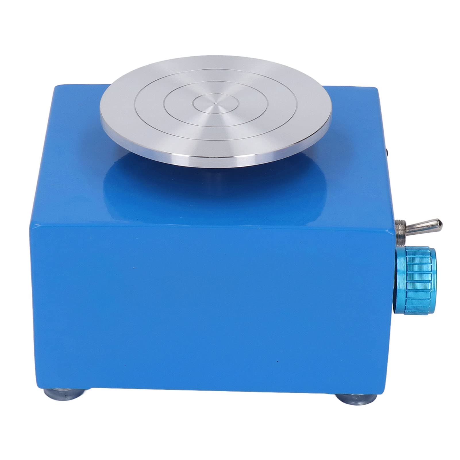 Mini-Töpferscheibe, 2000 U/min, Einstellbare Geschwindigkeit für Kinder, Blau, Kleine Schule, Töpferscheibe, 100 Bis 240 V, Elektrische Kleine Töpferscheibe mit Rostfreiem(#3)