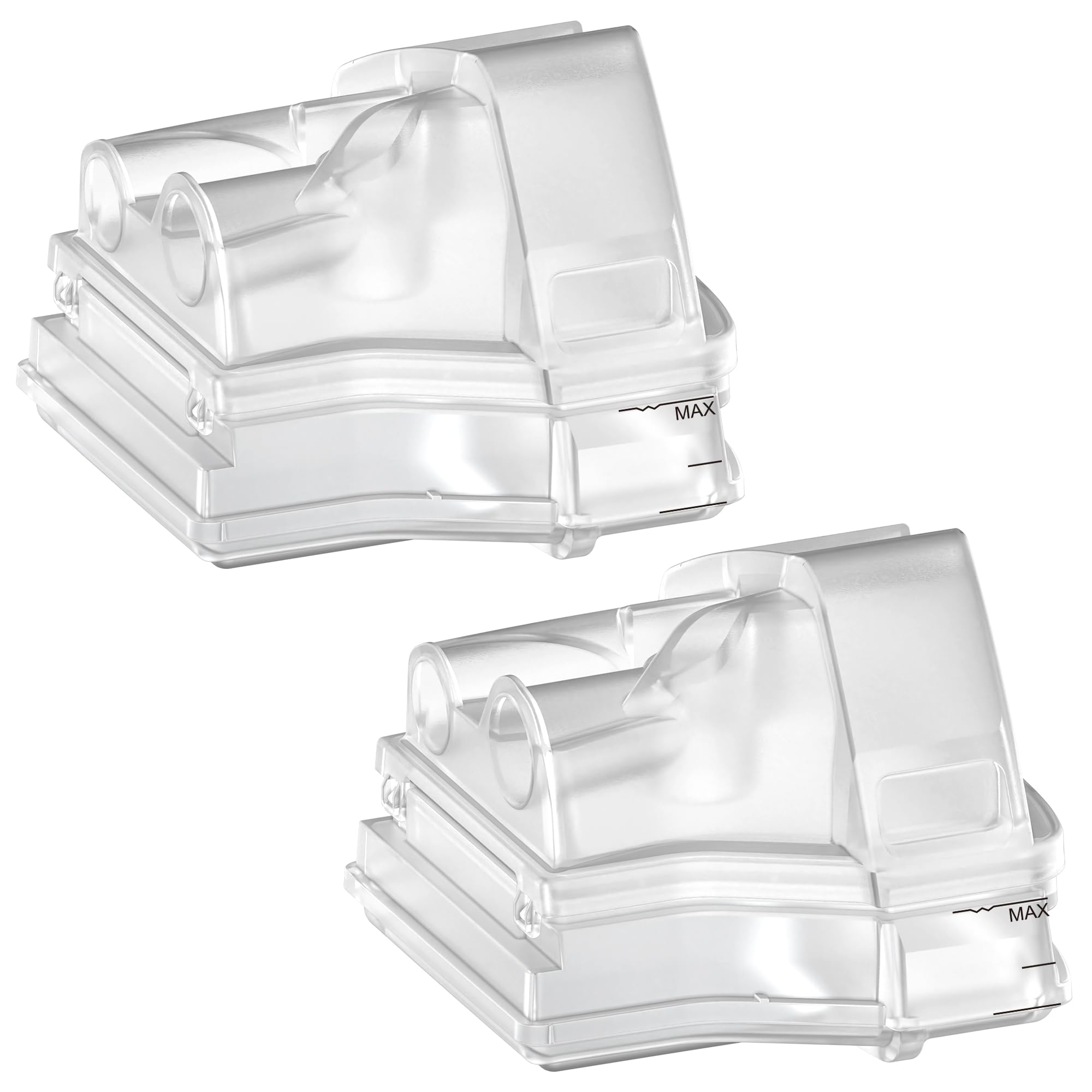 2 Packs Replacement Cleanable Water Chamber 37299 for AirSense 10 & AirCurve 10, FSA/HSA Eligible, Perfect Fit & Reliable Seal Water Tub for Durable Use, Great-Value Replacement Supplies by Everness