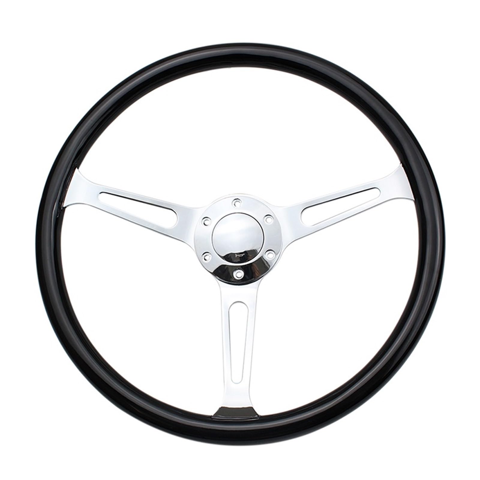 Amazon | ウッドステアリングホイール ユニバーサル 15インチ